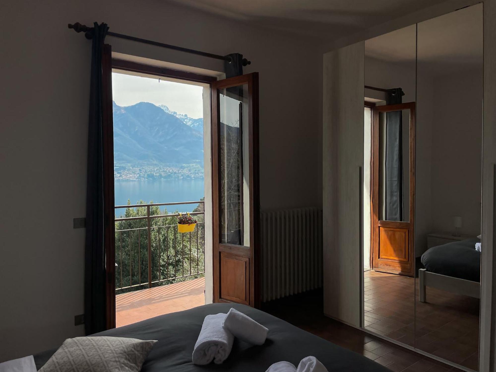 Appartamento Tivano Balcone Con Vista Lago Белладжо Экстерьер фото